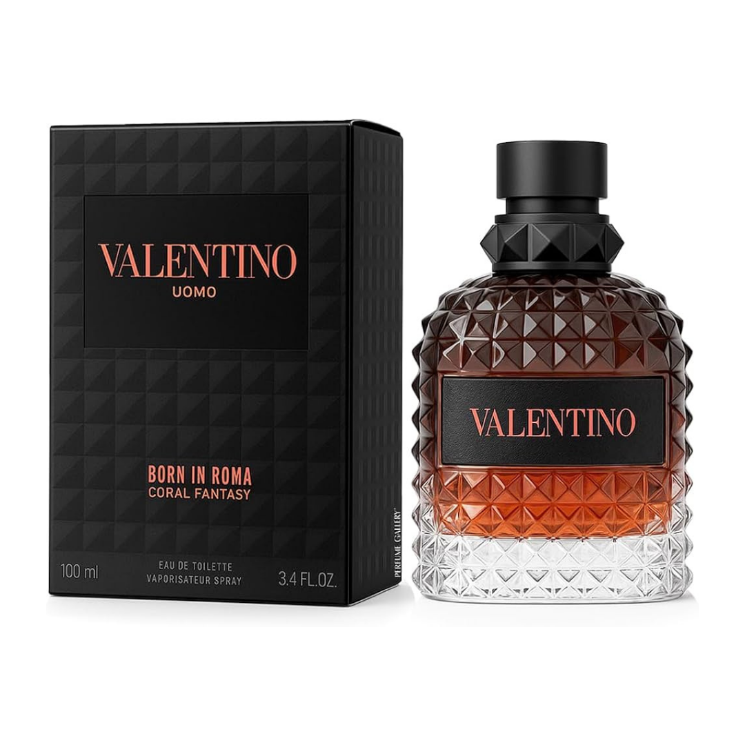 Valentino Uomo Born In Roma Coral Fantasy para Hombre 3.4 oz EDT