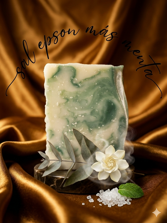 Jabón Sal Epsom y Menta 4.2oz