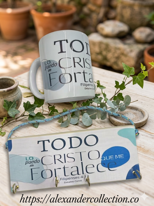 Todo lo Puedo en Cristo que me Fortalece | Joya Inspiracional