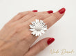 Sortija de Girasol Acero 316L