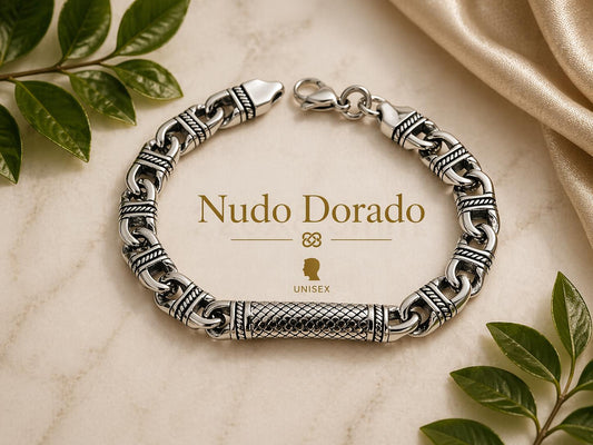 Pulsera Motivacional Modelo Soy Fuerte para Caballero
