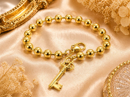 Pulsera Militar con Dije Llave de Oportunidades