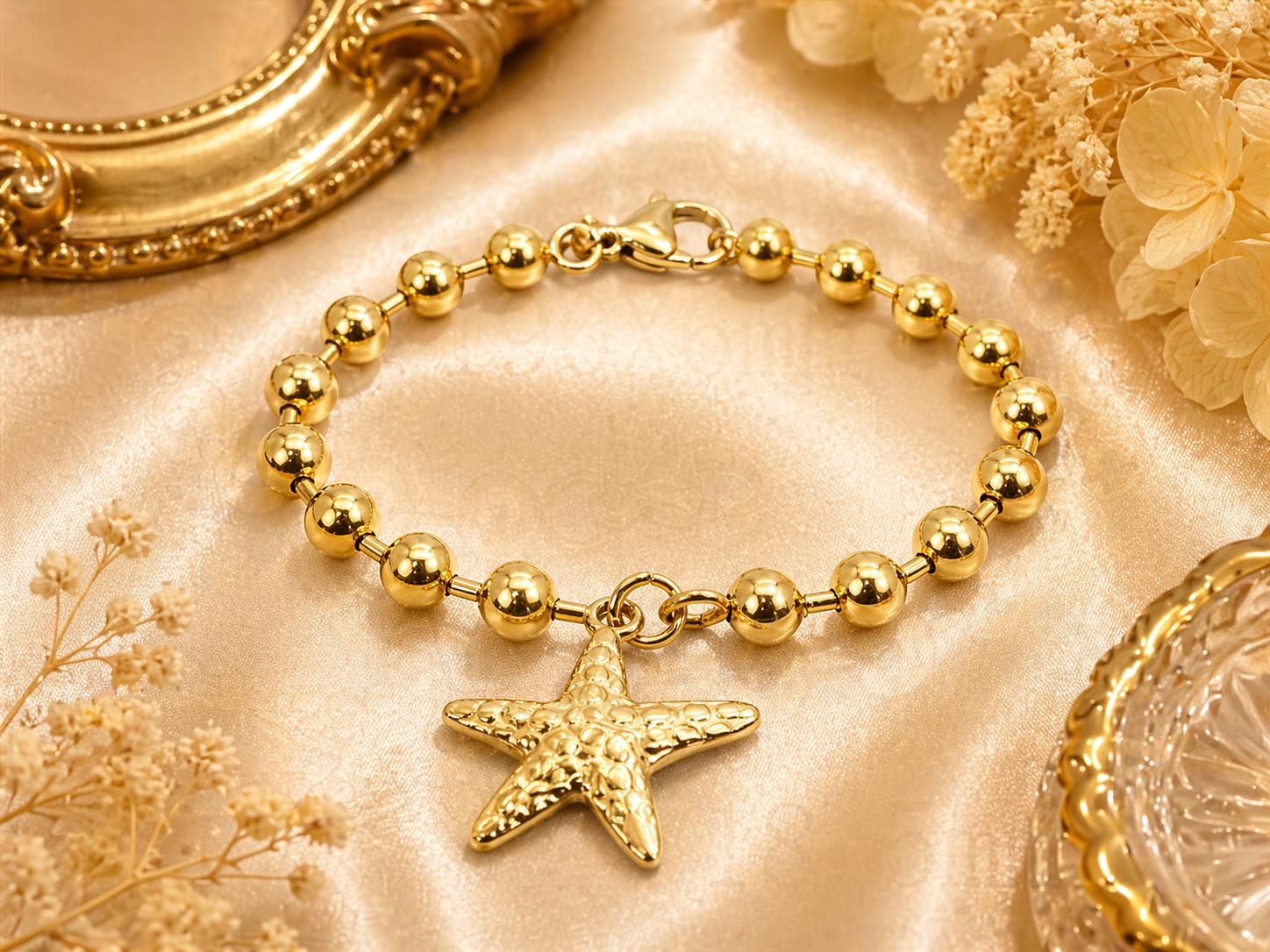 Pulsera Militar con Dije Estrella